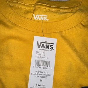 Vans Yellow “Off the wall” Logo Graphic tee
